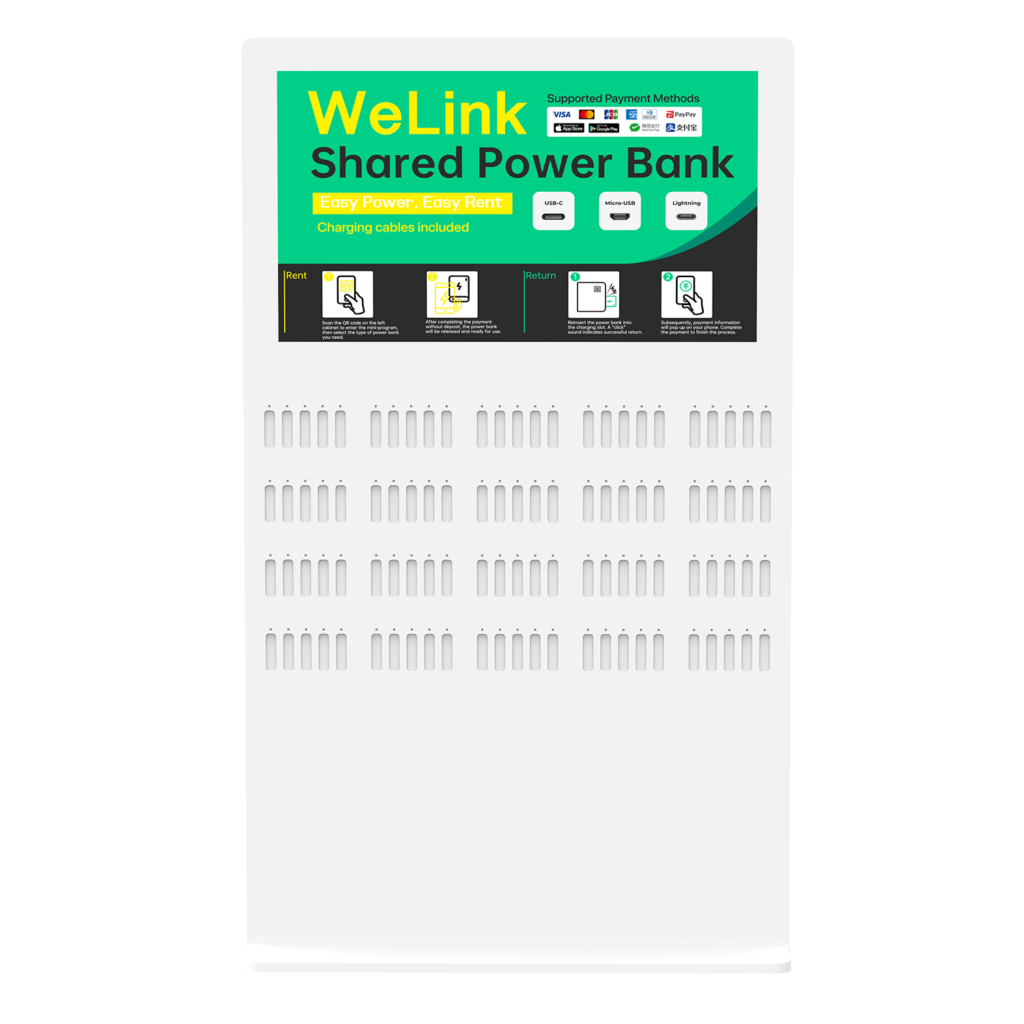 welink VSCHARGE shared 【power bank stations】100 slots