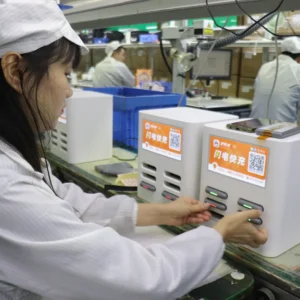 Shared power bank manufacturer production and quality inspection