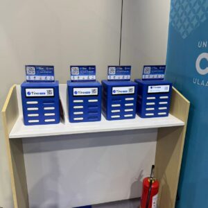 Tinocharge shared power bank rental stations at UNCCD COP17